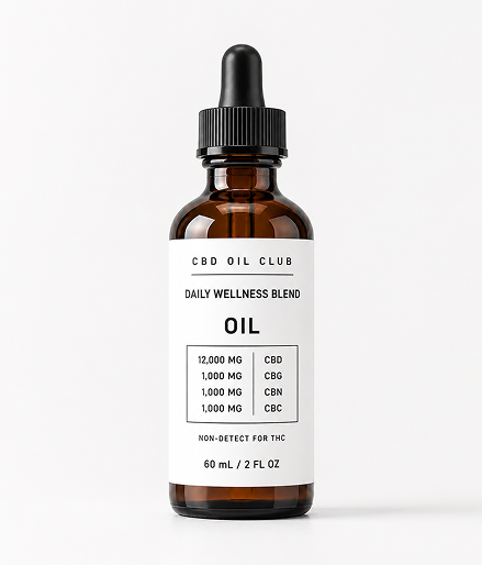 Broad Spectrum CBD Oil | CBD Wellness Blend | CBD Oil Club