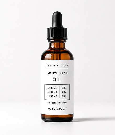 Broad Spectrum CBD + CBG + CBC Daytime Blend | CBD Oil Club
